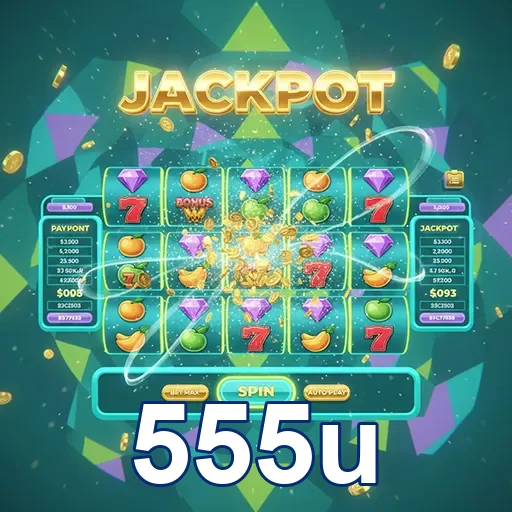 Imagem de um usuário jogando slot games confiáveis na 555u, destaque para segurança e confiabilidade